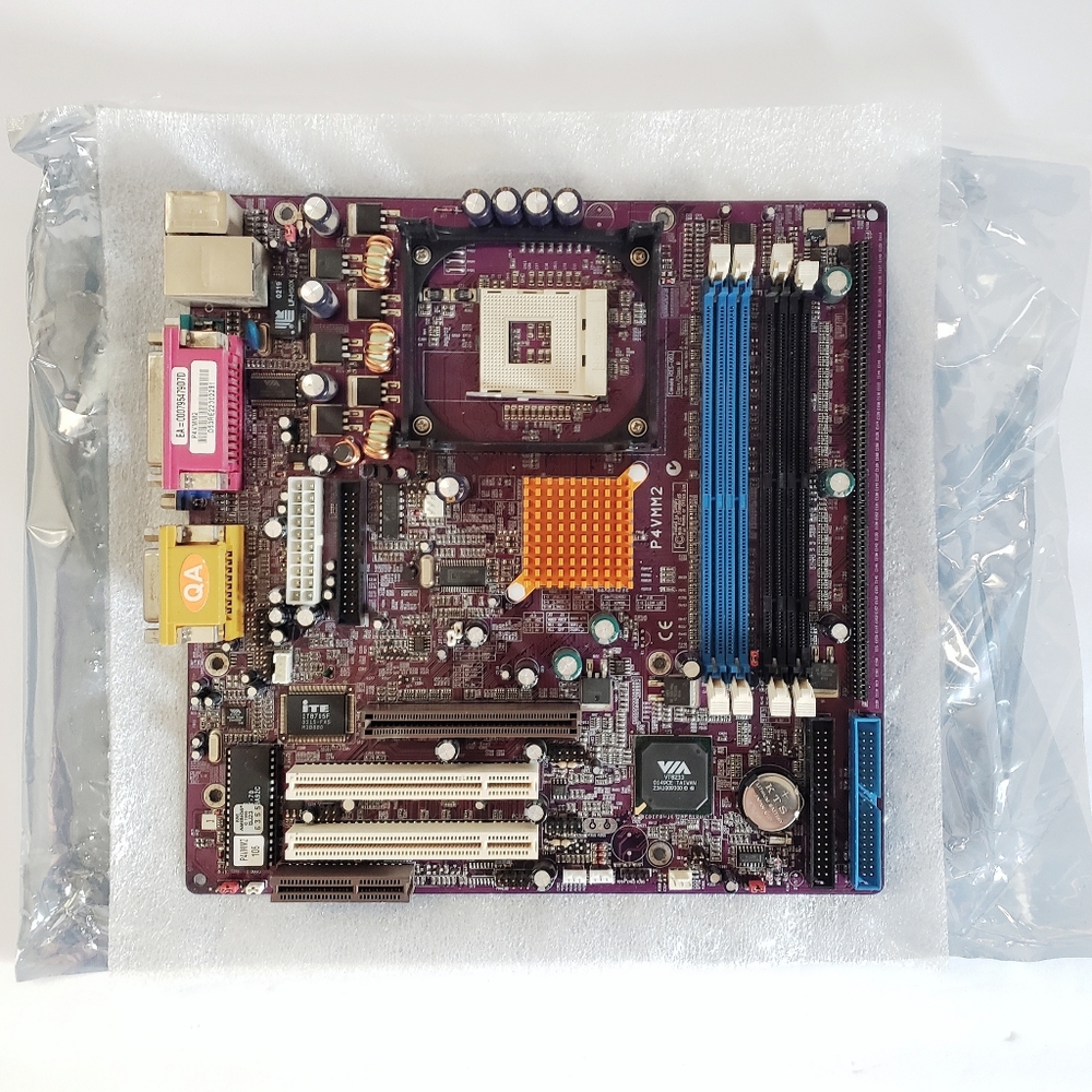 ECS P4VMM2 Socket 478 Motherboard MicroATX AGP DDR SDRAM VIA P4M266A